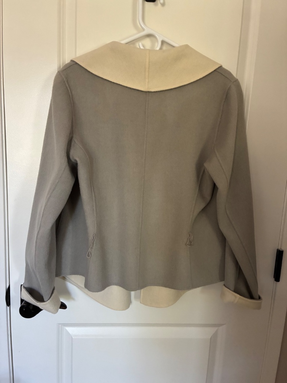Gray/White Wool Jacket - Picture 2 of 2